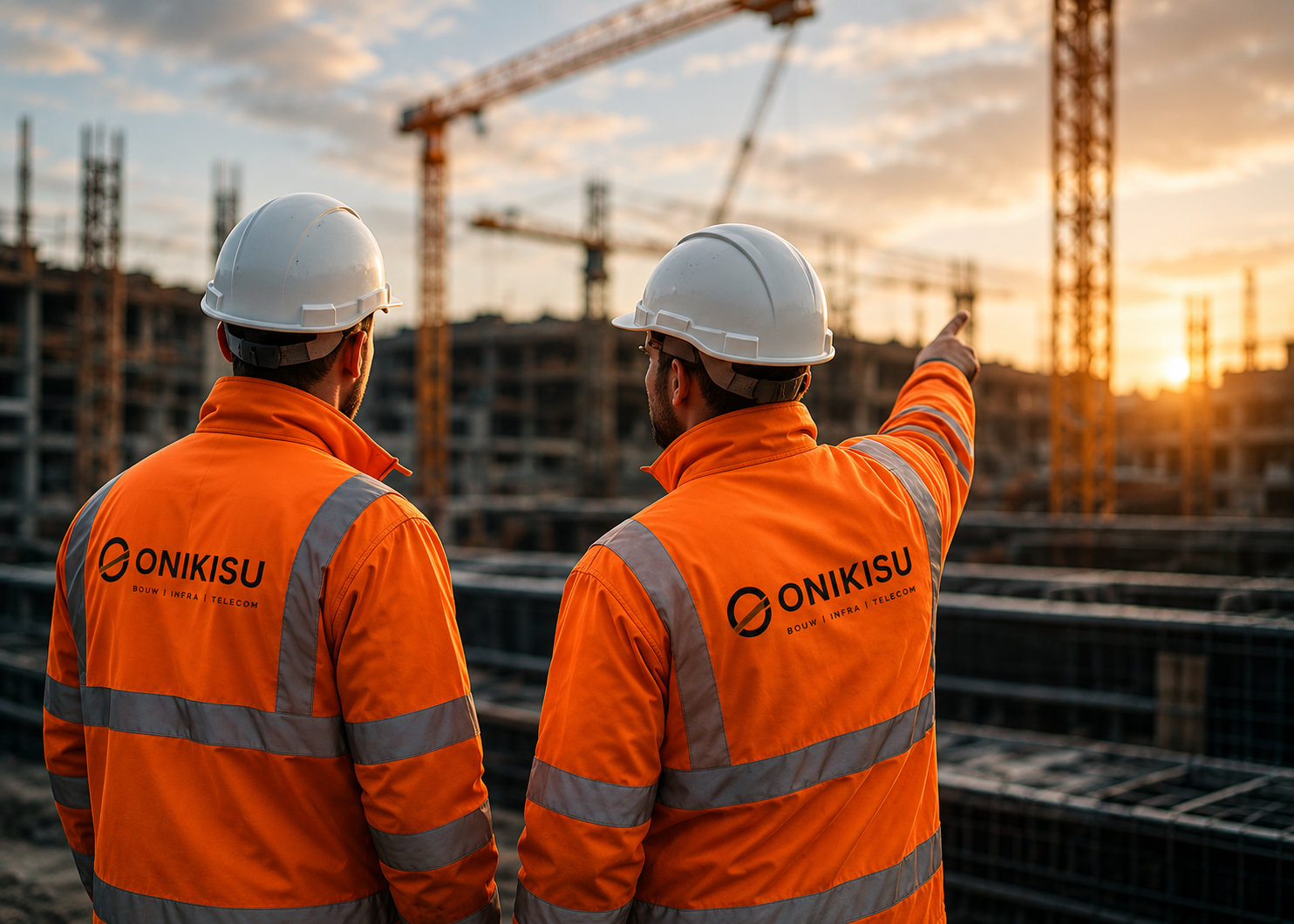 Onikisu vakmensen bij infrastructuurproject